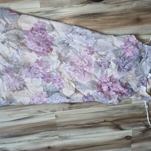 Floral Maxi Dress in Pink and Purple